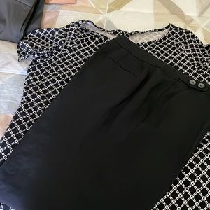 Talbots top and linen pants